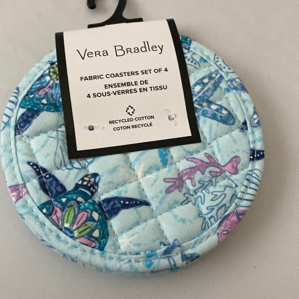Vera Bradley fabric coasters new